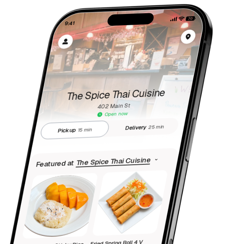 The Spice Thai Cuisine app preview